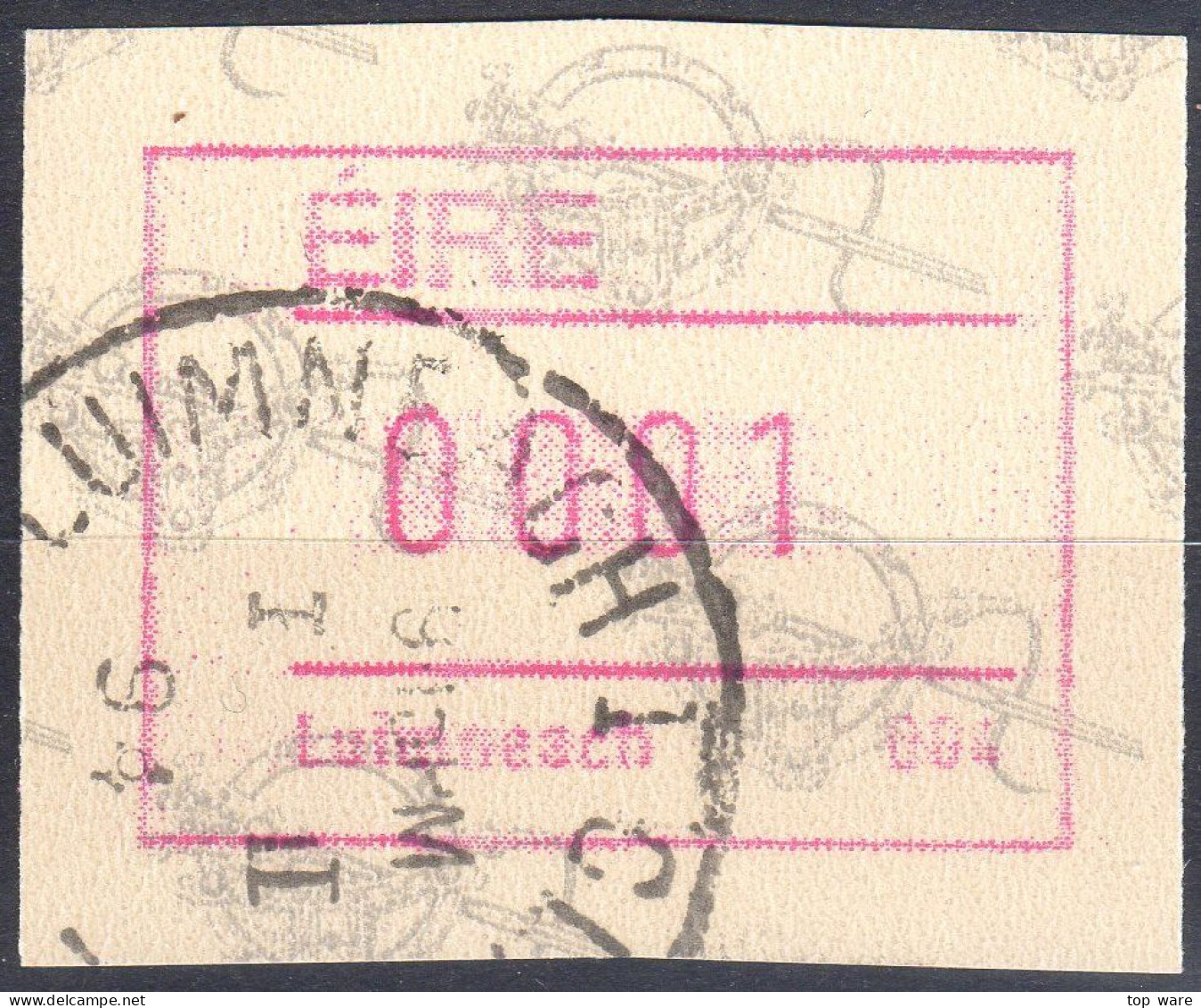 EIRE IRELAND ATM STAMPS Michel 4.4.2 / Limerick Luimneach 004 CTO. I II 94 Frama Automatenmarken Etiquetas - Frankeervignetten (Frama)