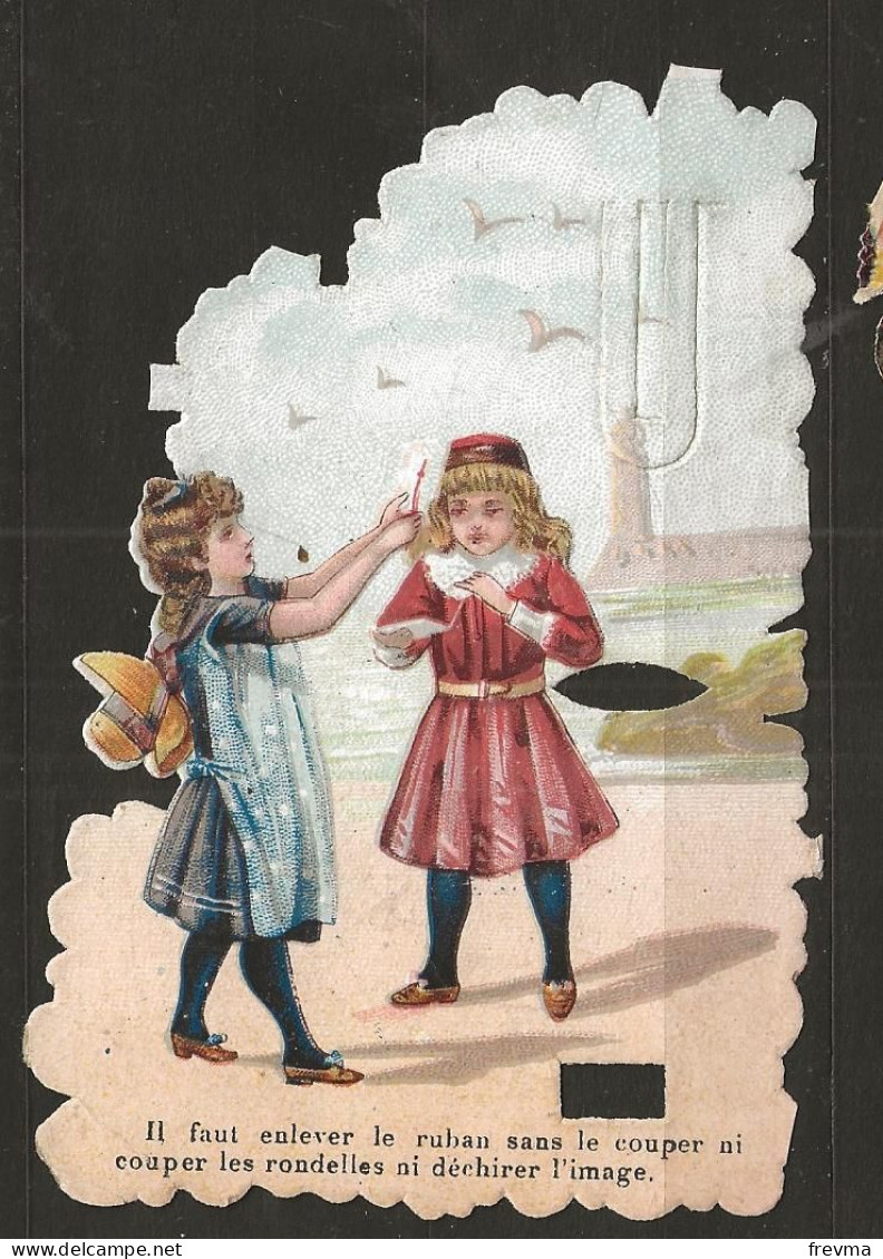 Découpis Gaufrée Enfant Année 1900 - Kinder