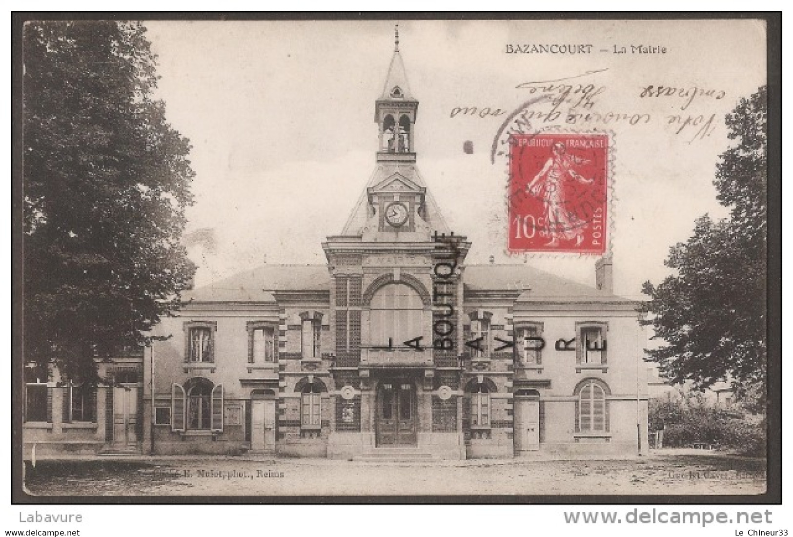 51-----BAZANCOURT --La Mairie - Bazancourt