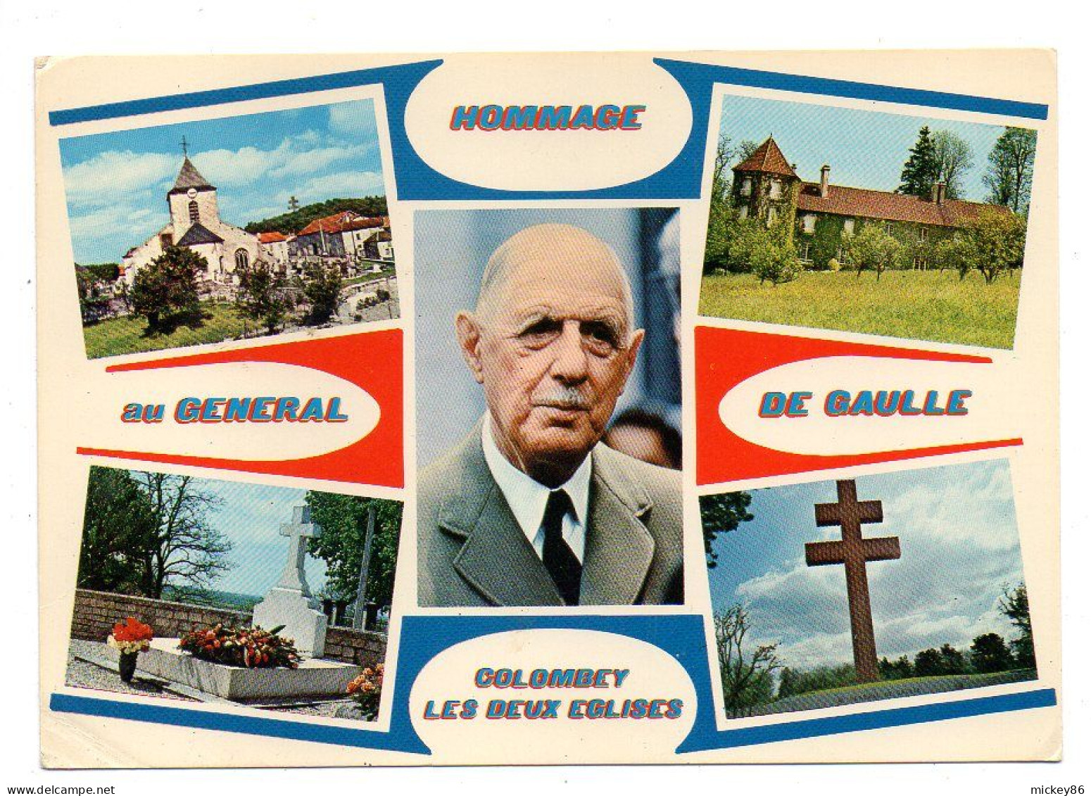 COLOMBEY LES DEUX EGLISES --Hommage Au Général DE GAULLE ---Multivues - Colombey Les Deux Eglises