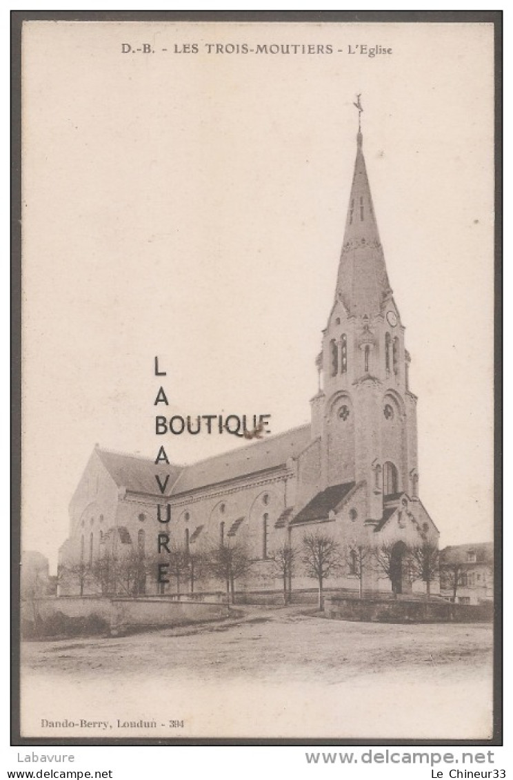 86--LES TROIS MOUTIERS-l'Eglise - Les Trois Moutiers