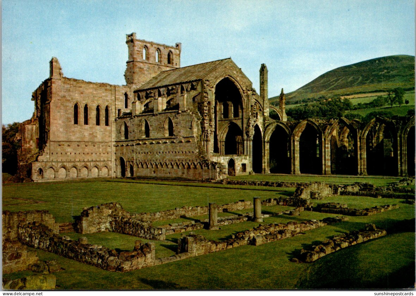 Scotland Melrose Abbey - Berwickshire