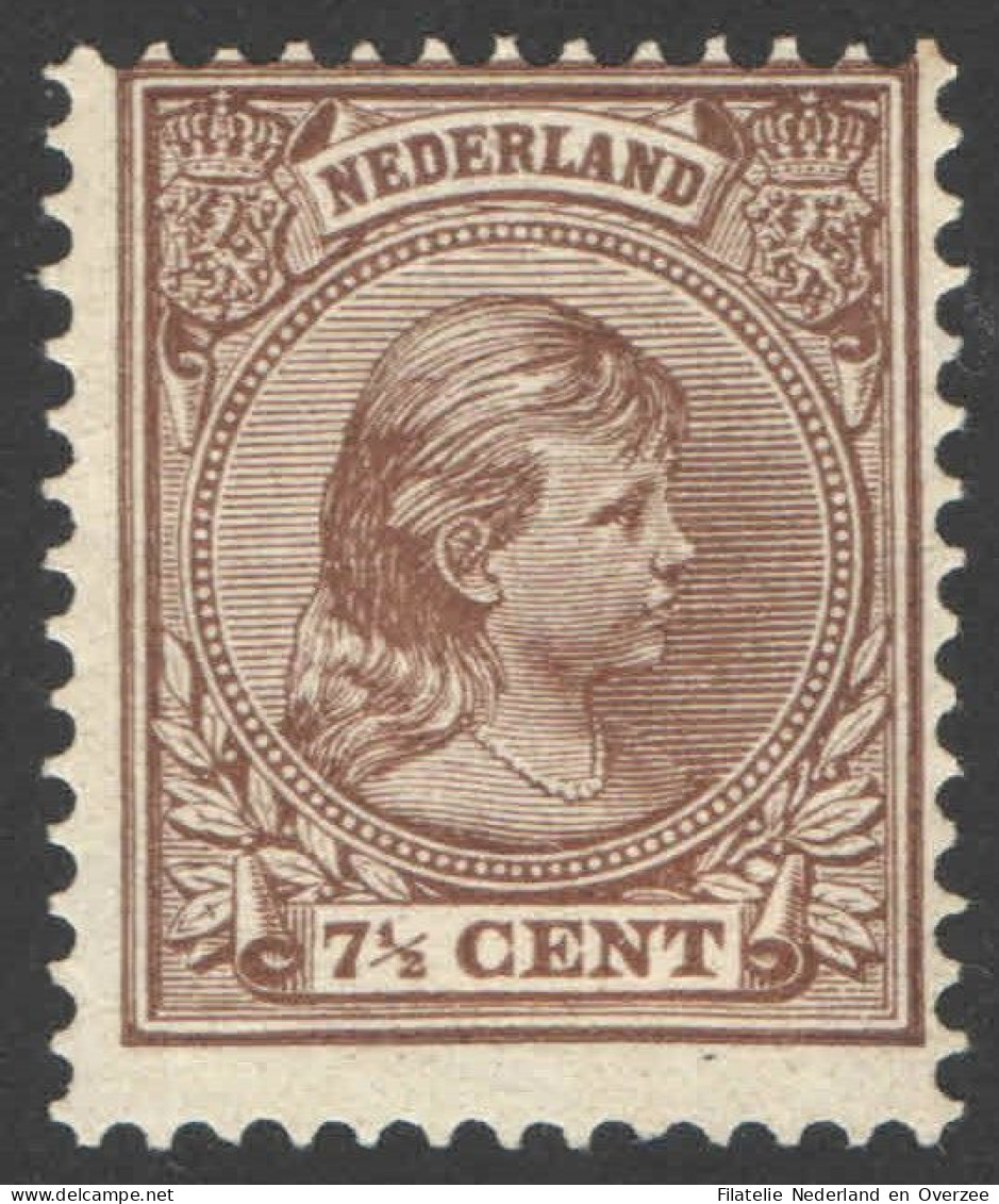 Nederland 1891 NVPH Nr 36 Ongebruikt/MH Prinses Wilhelmina, Princess Wilhelmina - Nuevos