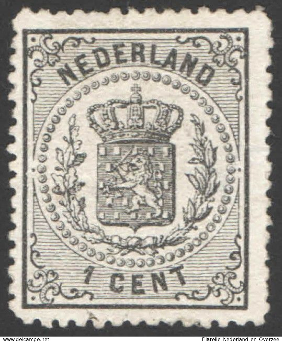 Nederland 1869 NVPH Nr 14 Ongebruikt/MNG Rijkswapen, Cote Of Arms, Armoirie - Unused Stamps