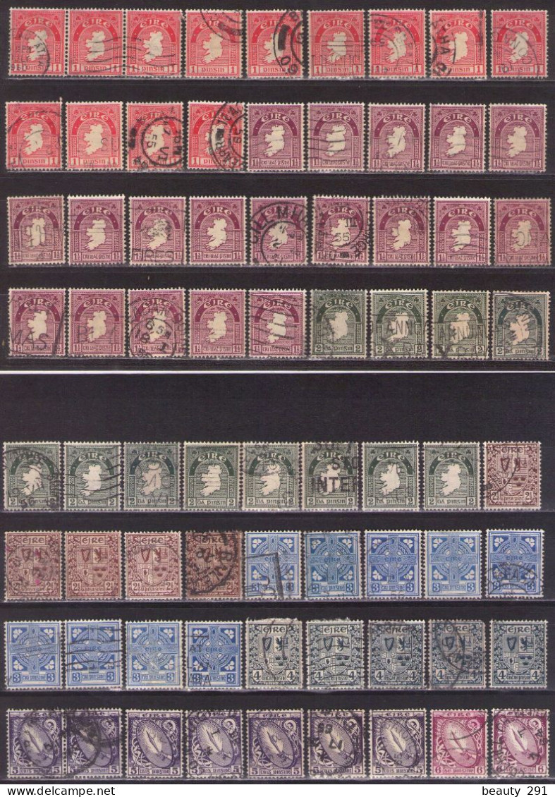 IRELAND 1940 LOT Wz.2 - Oblitérés