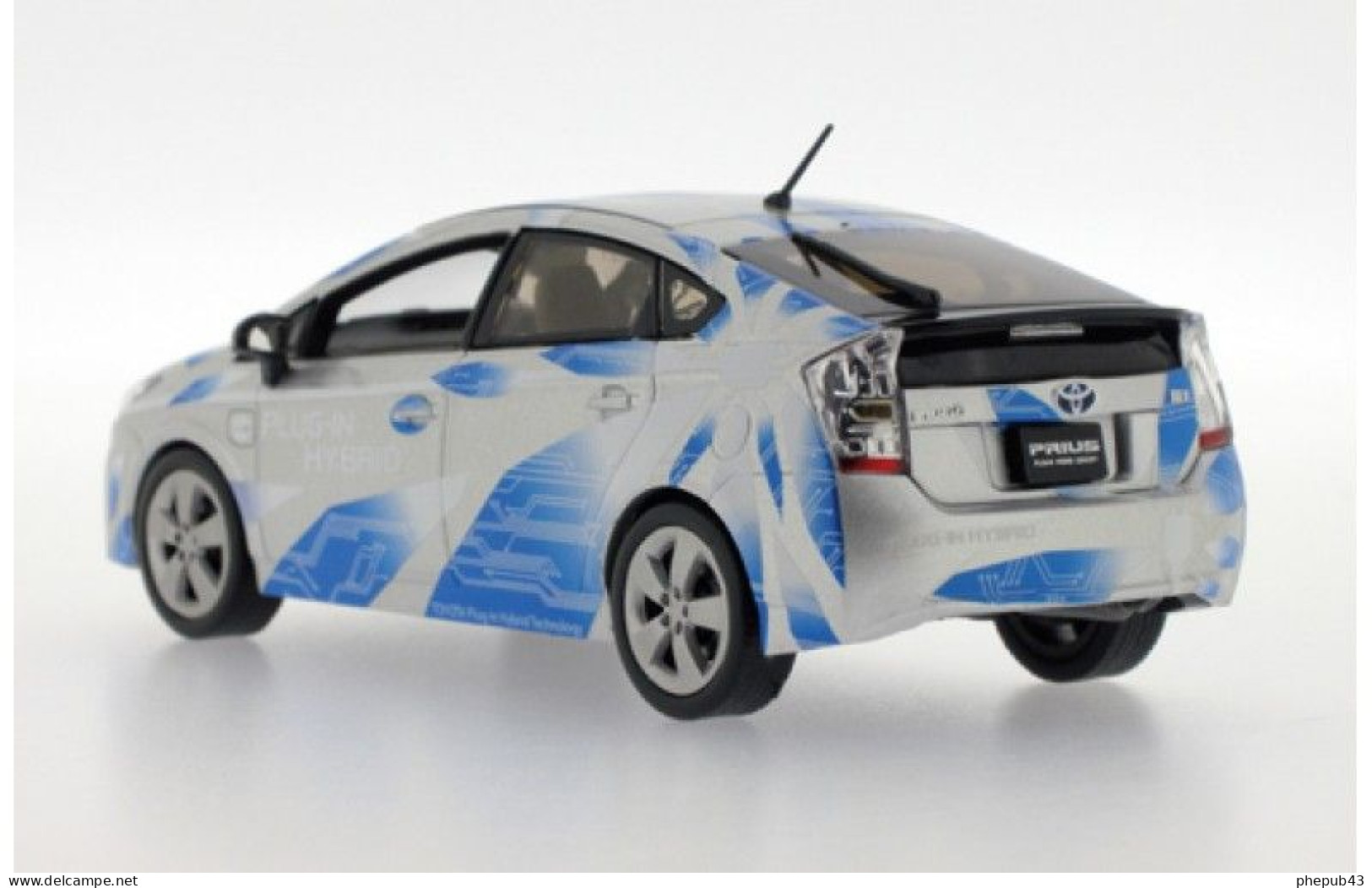 Toyota Prius II Plug In Hybrid - 2010 (Right-Hand-Drive) - White + Déco - J-Collection - Ixo