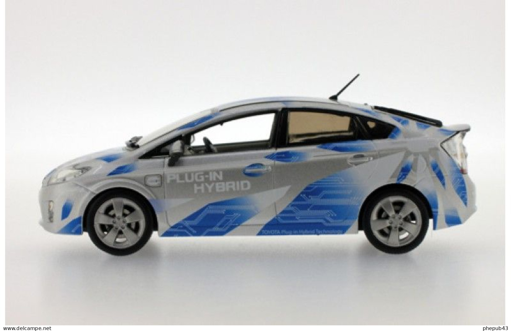 Toyota Prius II Plug In Hybrid - 2010 (Right-Hand-Drive) - White + Déco - J-Collection - Ixo