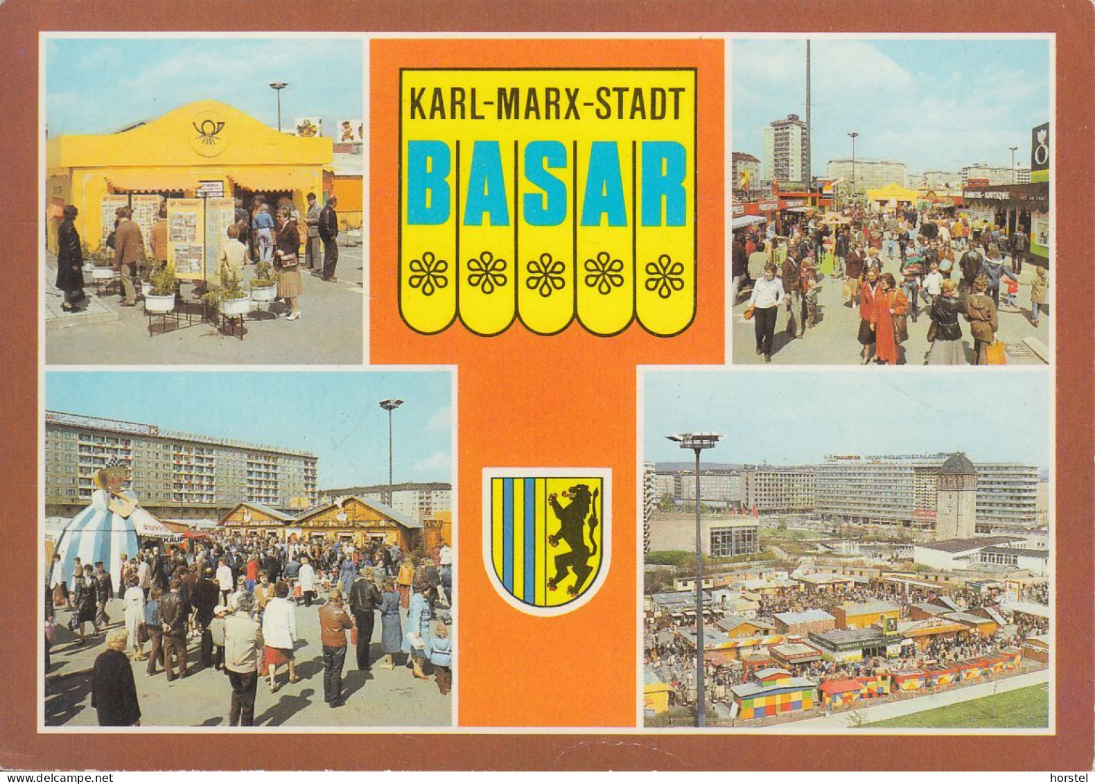 D-09111 Chemnitz - Karl-Marx-Stadt - Alte Ansichten - Basar - Post - Chemnitz (Karl-Marx-Stadt 1953-1990)