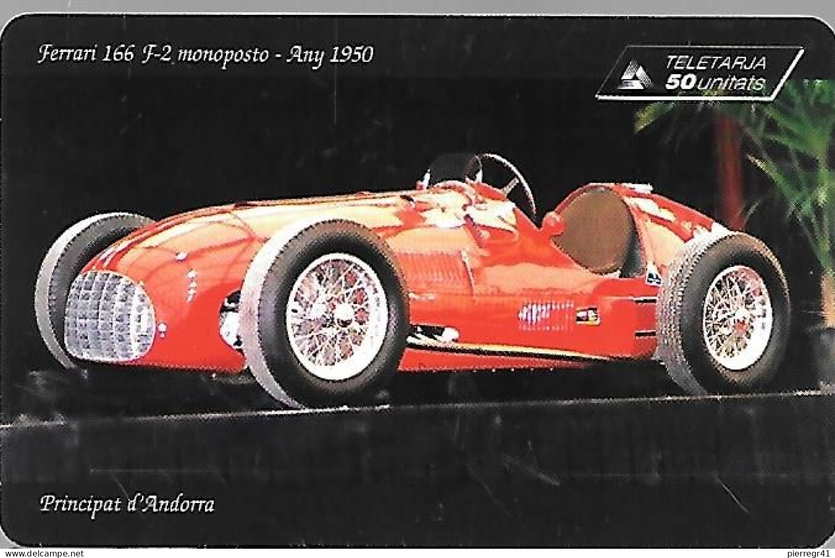 CARTE-PUCE-ANDORRE-50U-AND78-SC7-09/97-FERRARI -12000Ex-Utilisé-TBE - Andorre