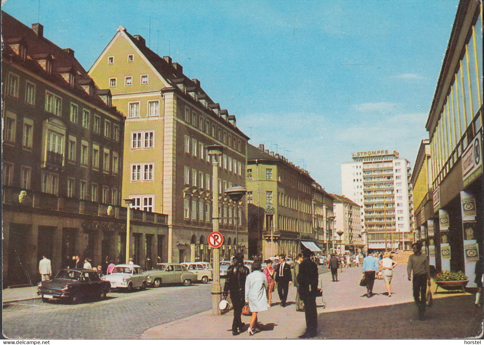 D-09111 Chemnitz - Karl-Marx-Stadt - Innere Klosterstraße - Mode - Cars - Wartburg - Skoda - Trabant - Chemnitz (Karl-Marx-Stadt 1953-1990)