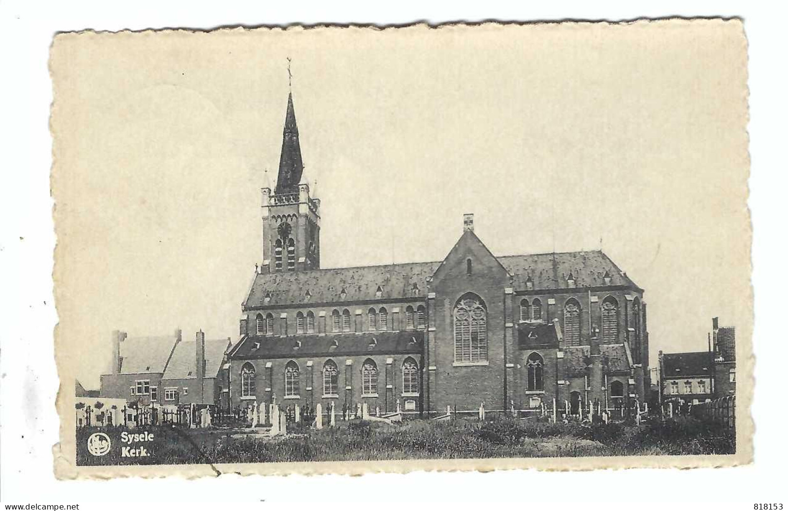 Sijsele  Sysele  Kerk  1948 - Damme