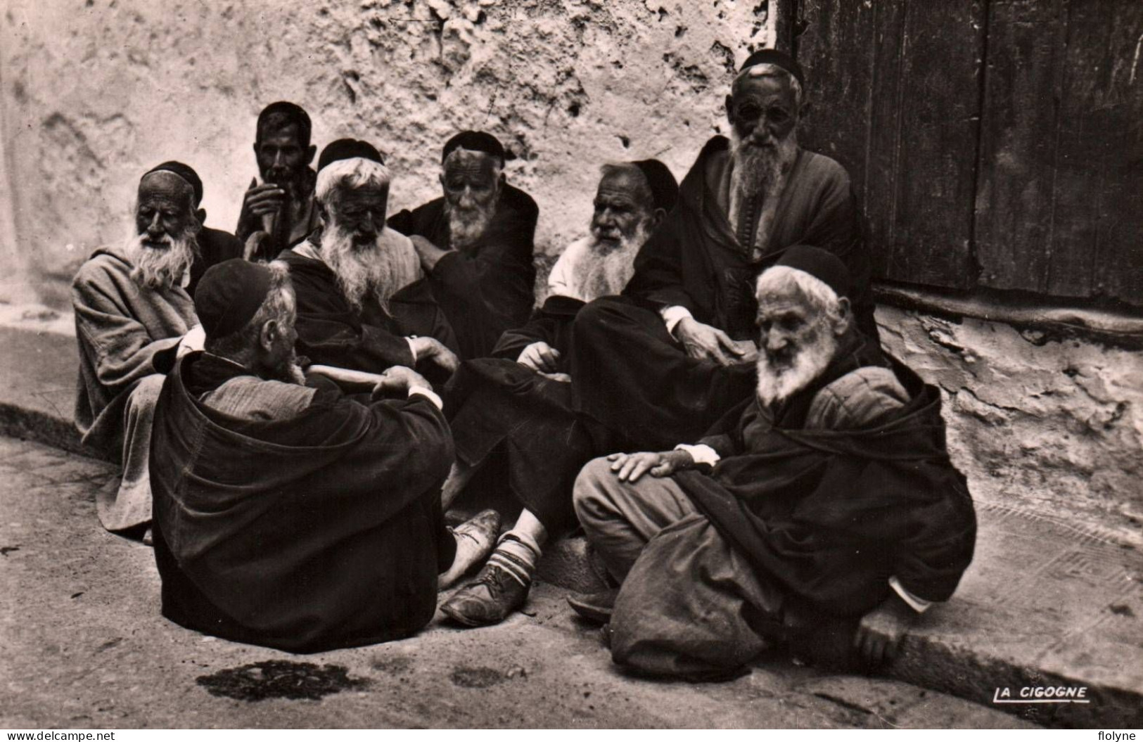 Judaïca - Judaïsme Juden - Groupe De Juifs , Juif - Types Personnages - Jewish