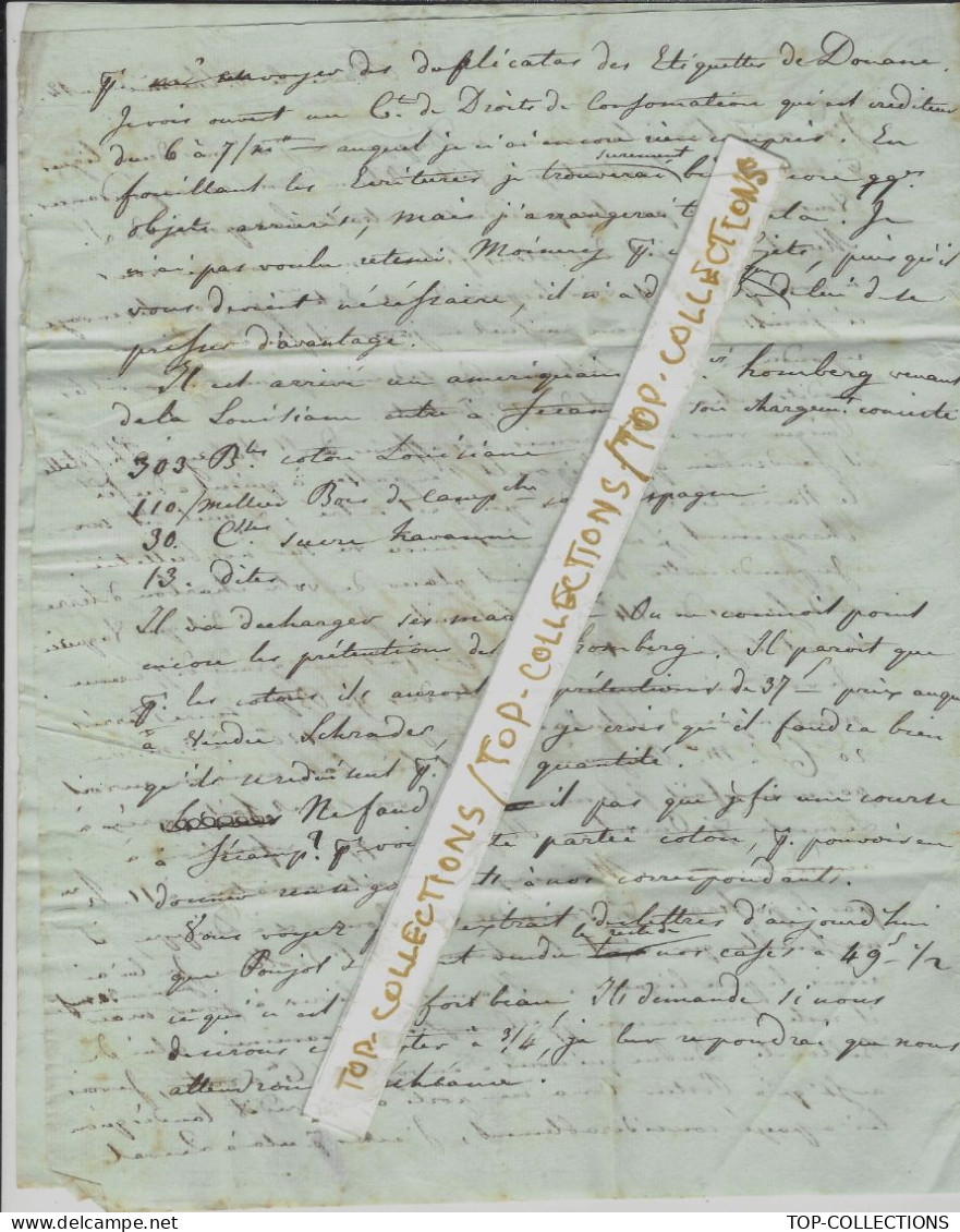 1804 LETTRE COMMERCE INTERNATIONAL  NAVIGATION Delessert Le Havre Pour Delaroche Dieppe VOIR HISTORIQUE - 1800 – 1899