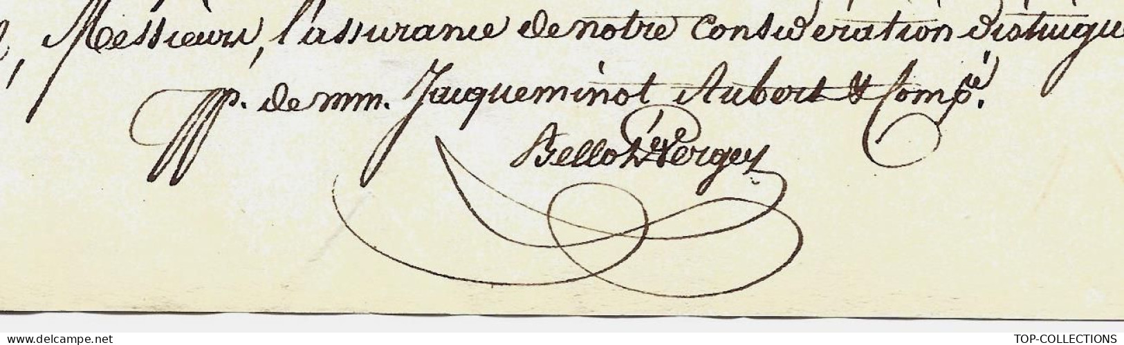 1829  BAR LE DUC JACQUEMINOT AUBERT Industriel à Thuret Banquier  Paris Place Vendome NEGOCE BANQUE FINANCE INDUSTRIE - 1800 – 1899
