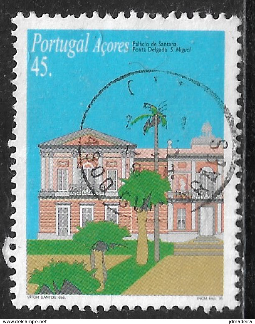 Portugal – 1995 Azores Architecture 45. Used Stamp - Oblitérés