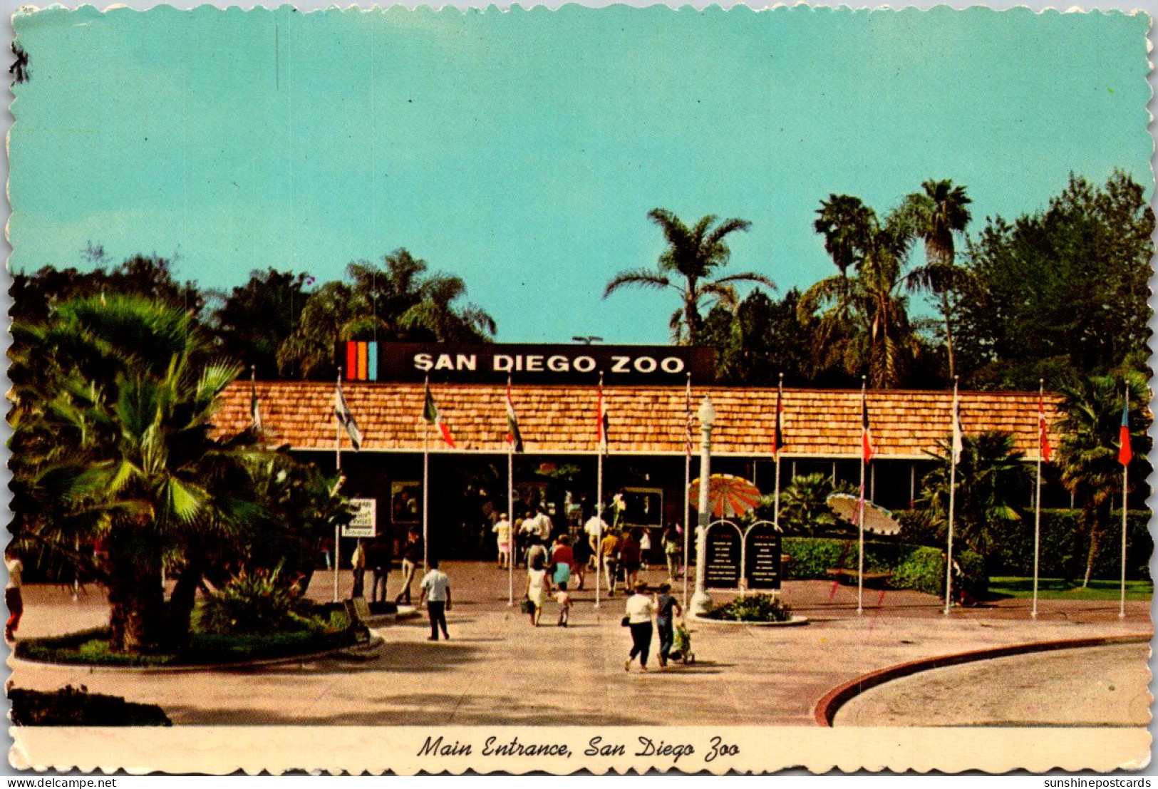 California San Diego Zoo Main Entrance - San Diego