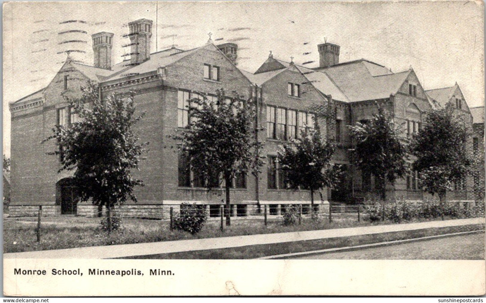 Minnesota Minneapolis Monroe School 1909 - Minneapolis