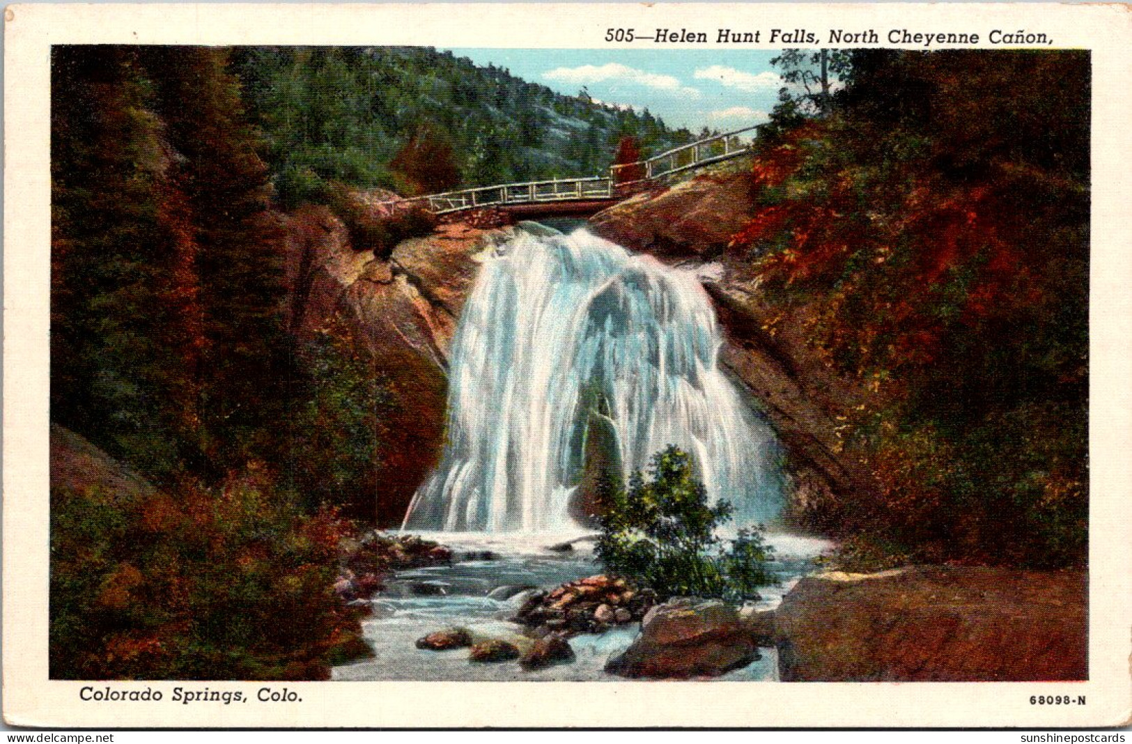 Colorado Colorado Springs North Cheyenne Canyon Helen Hunt Falls  - Colorado Springs