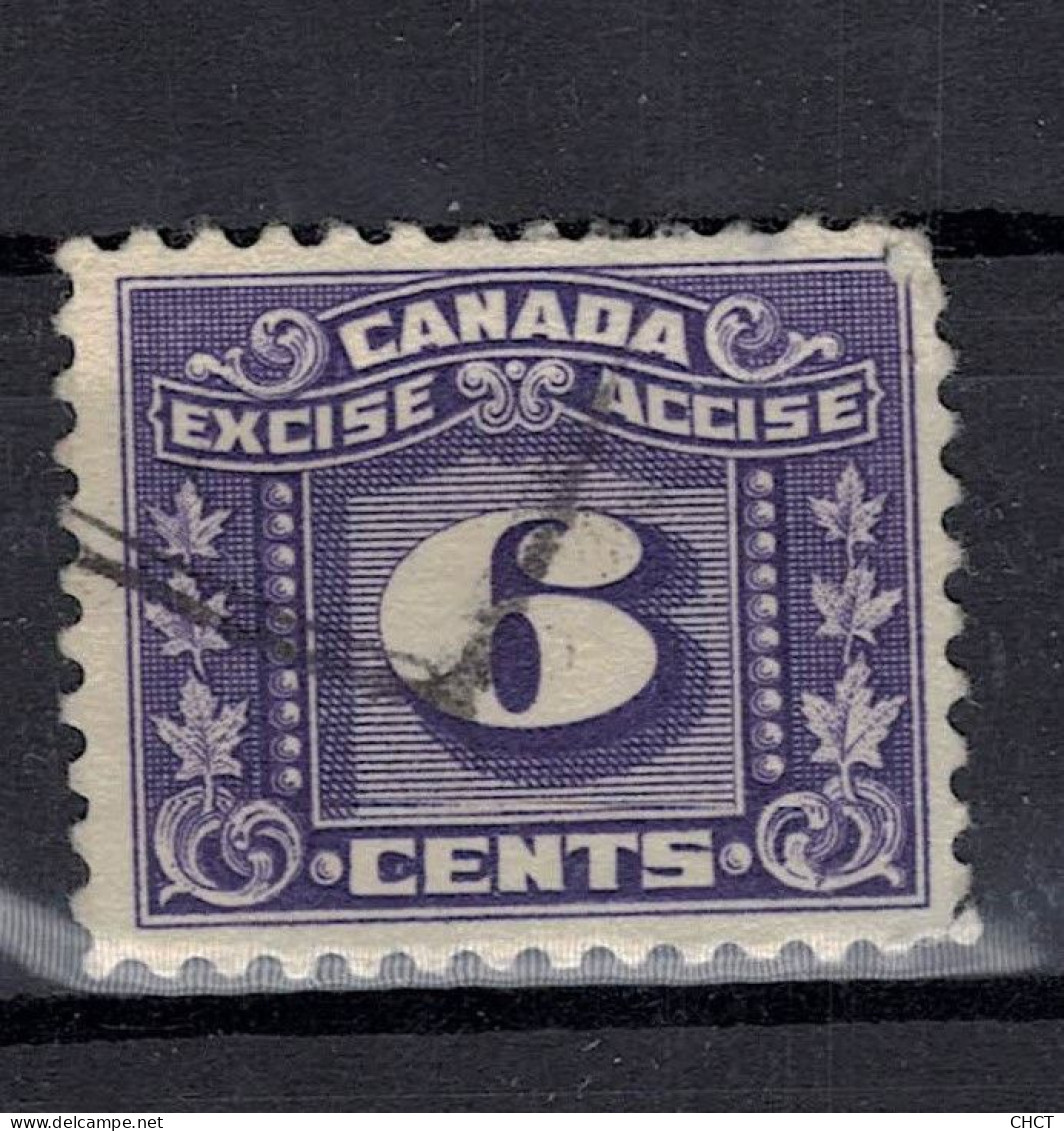 CHCT28 - 6 Cents 1934 Fiscal Tax Stamp, Canada - Fiscaux