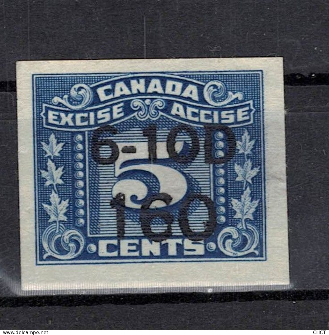 CHCT28 - 5Cents 1949 Fiscal Tax Stamp, Canada - Fiscale Zegels