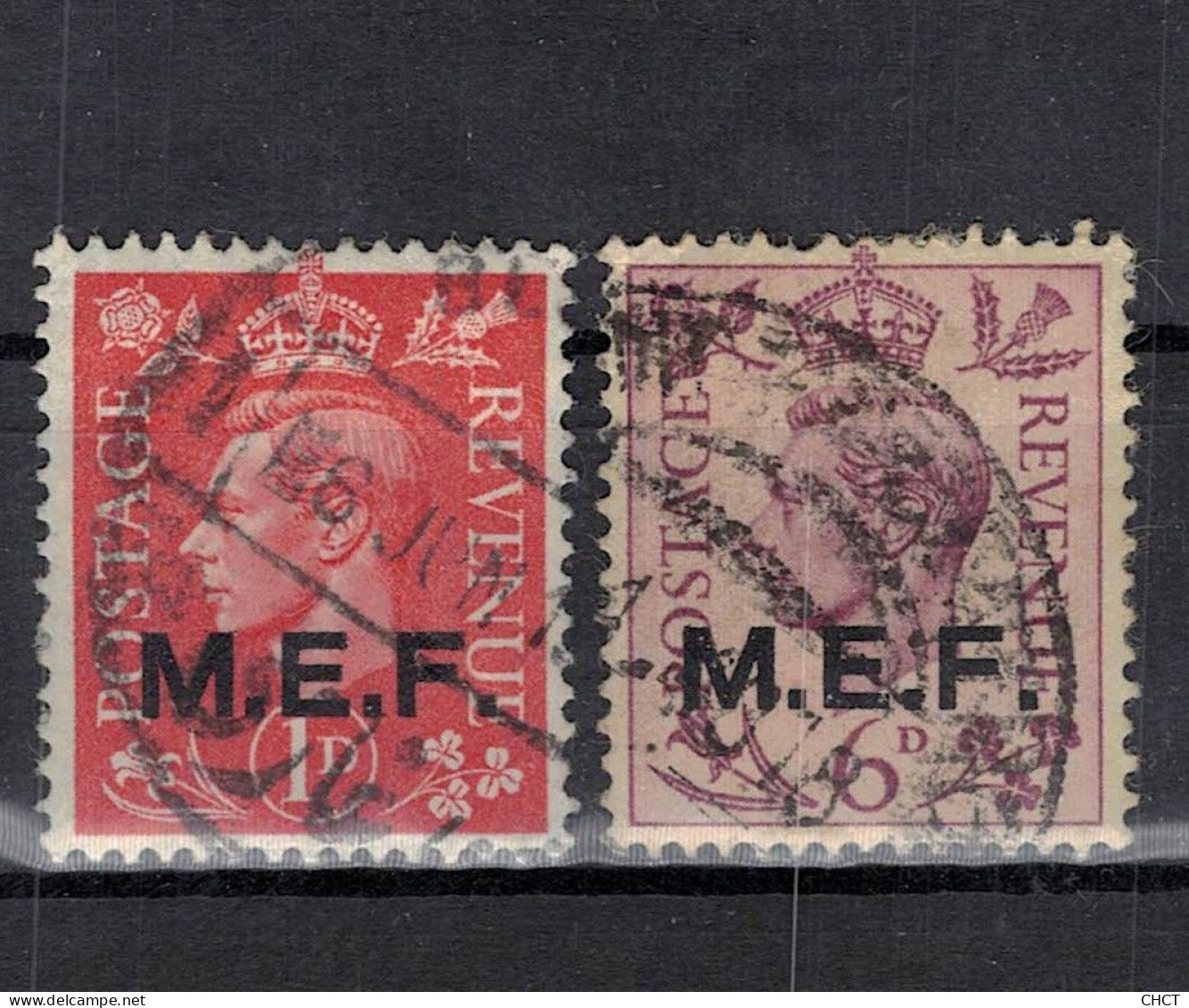 CHCT28 -  British Occupation Of Italian Colonies, Middle East Forces, 1934, Britain - Fiscaux