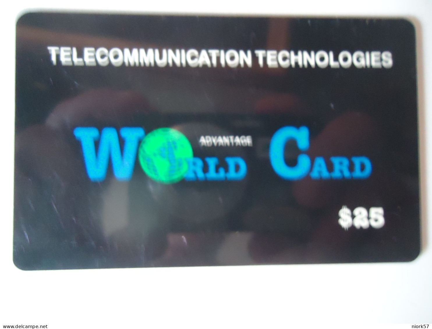 UNITED STATES   UK CARDS  WORLD CARDS  TECHNOLOGIES   25$ - Publicidad