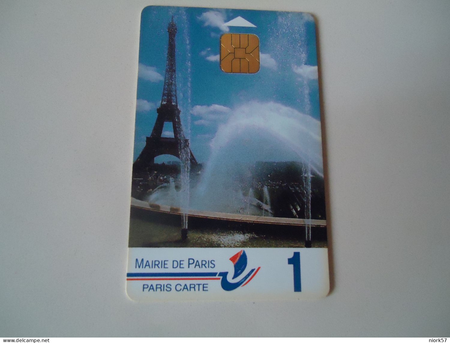 FRANCE  GSM   CARDS  MAIRIE DE PARIS 2 SCAN  EIFEL TOWER - Publicidad