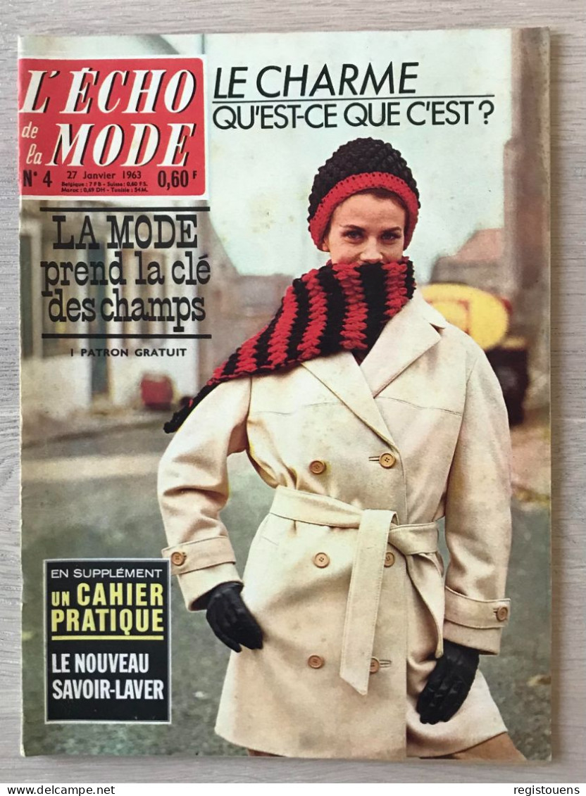 L' Écho De La Mode N° 4 - 1963 - Moda