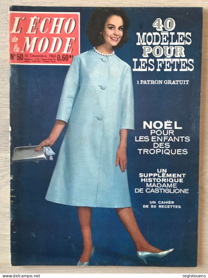 L' Écho De La Mode N° 50 - 1962 - Lifestyle & Mode