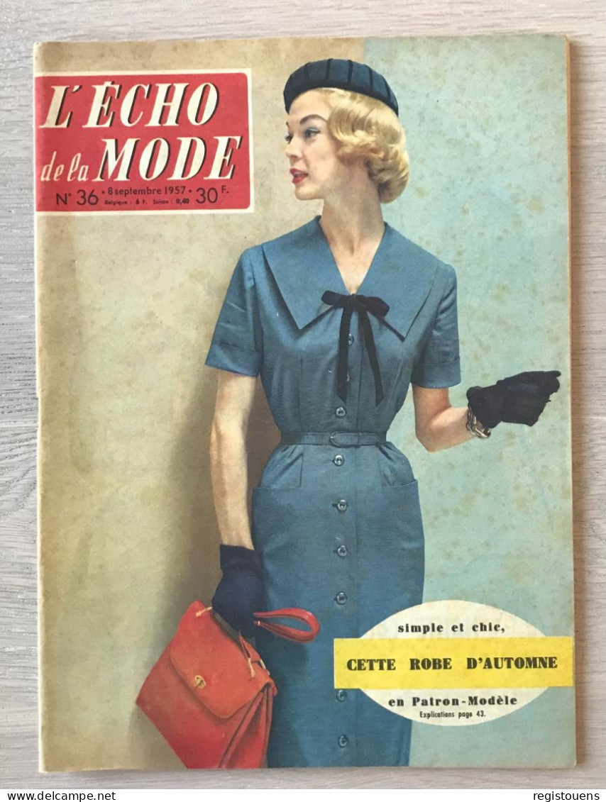 L' Écho De La Mode N° 36 - 1957 - Fashion