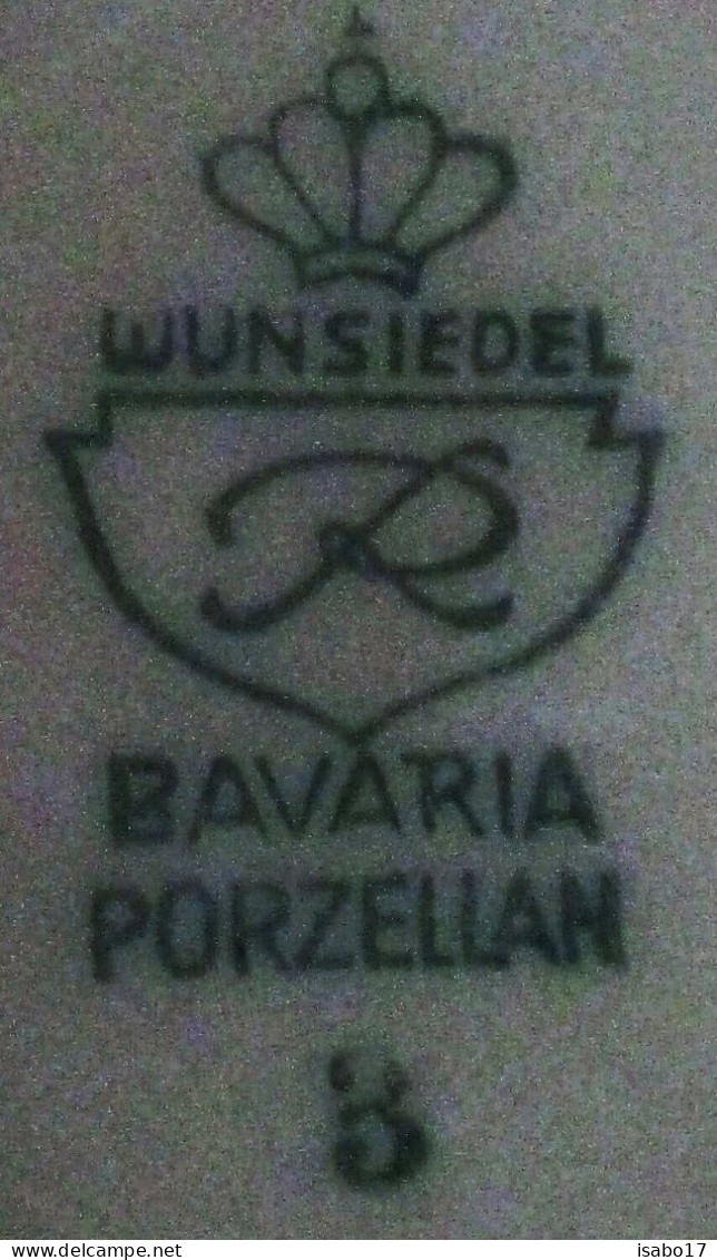 "WUNSIEDEL Bavaria Porzellan " Wunderschöner Teller - Bavaria (DEU)