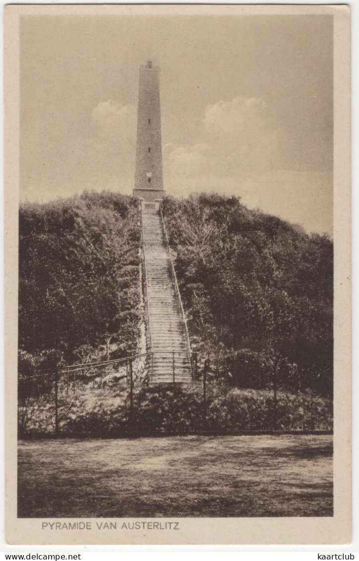 Pyramide Van Austerlitz - (Utrecht, Nederland) - +/- 1931 - (Uitg. Gebr. Van Kolfschoten, Maarn) - Austerlitz