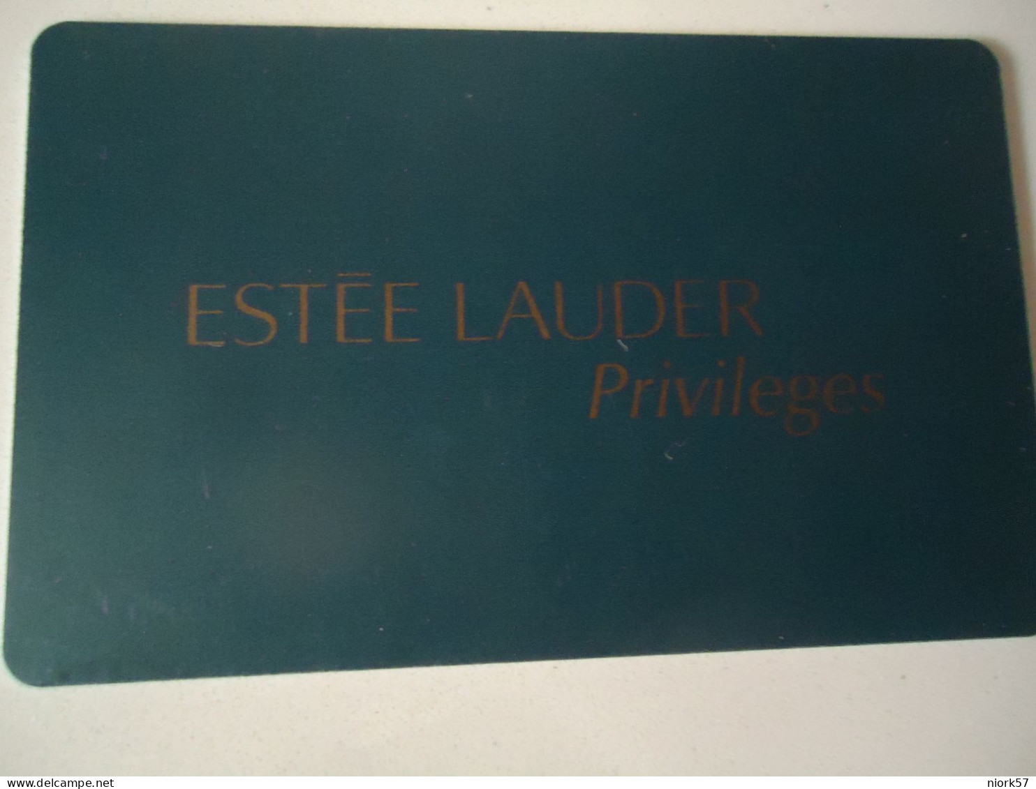 GREECE CARDS  ESTEE LAUDER PRIVILEGES     2  SCAN - Publicité