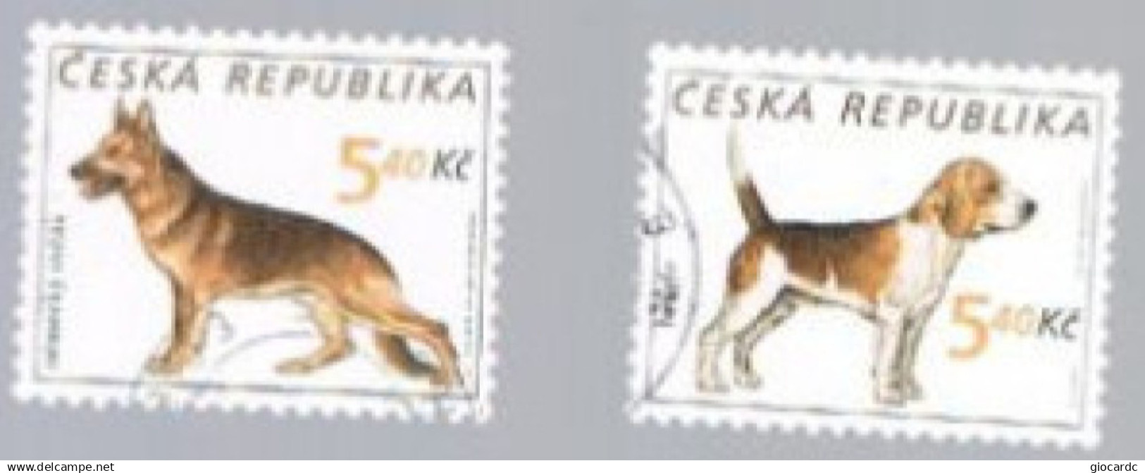 REP. CECA (CZECH REPUBLIC) - SG 299.302 -  2001  DOGS   -   USED - Sonstige & Ohne Zuordnung