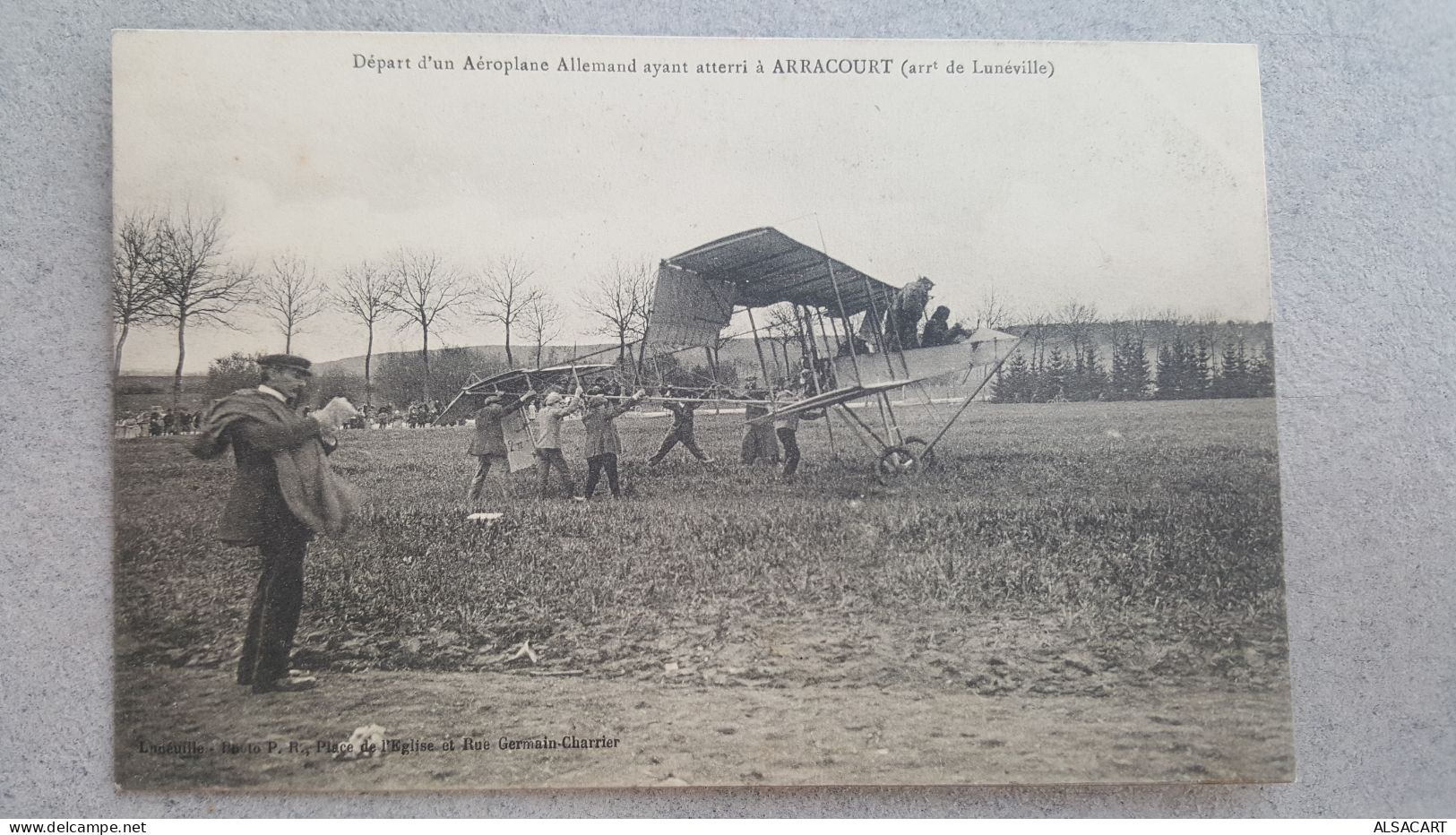 Arracourt , Départ D' Un Aéroplane  Allemand - 1914-1918: 1ra Guerra