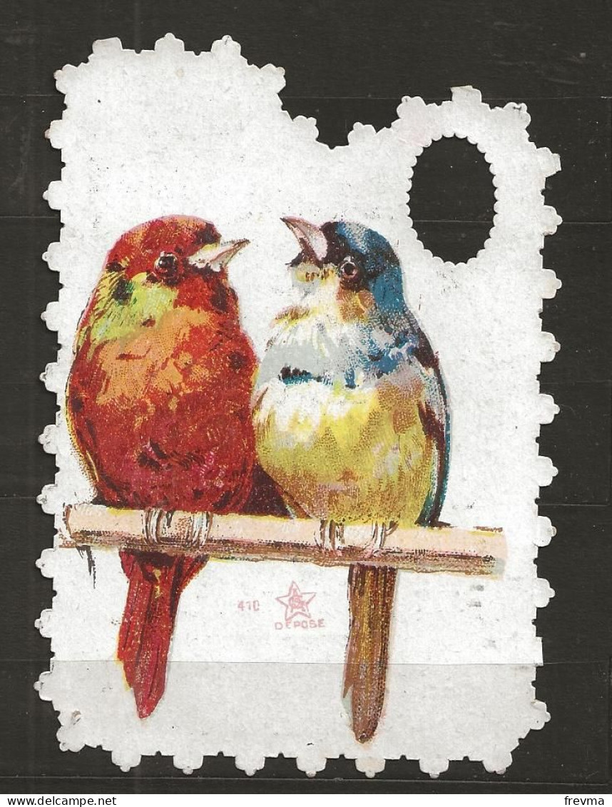 Découpis Gaufrée Oiseaux Année 1900 - Animals