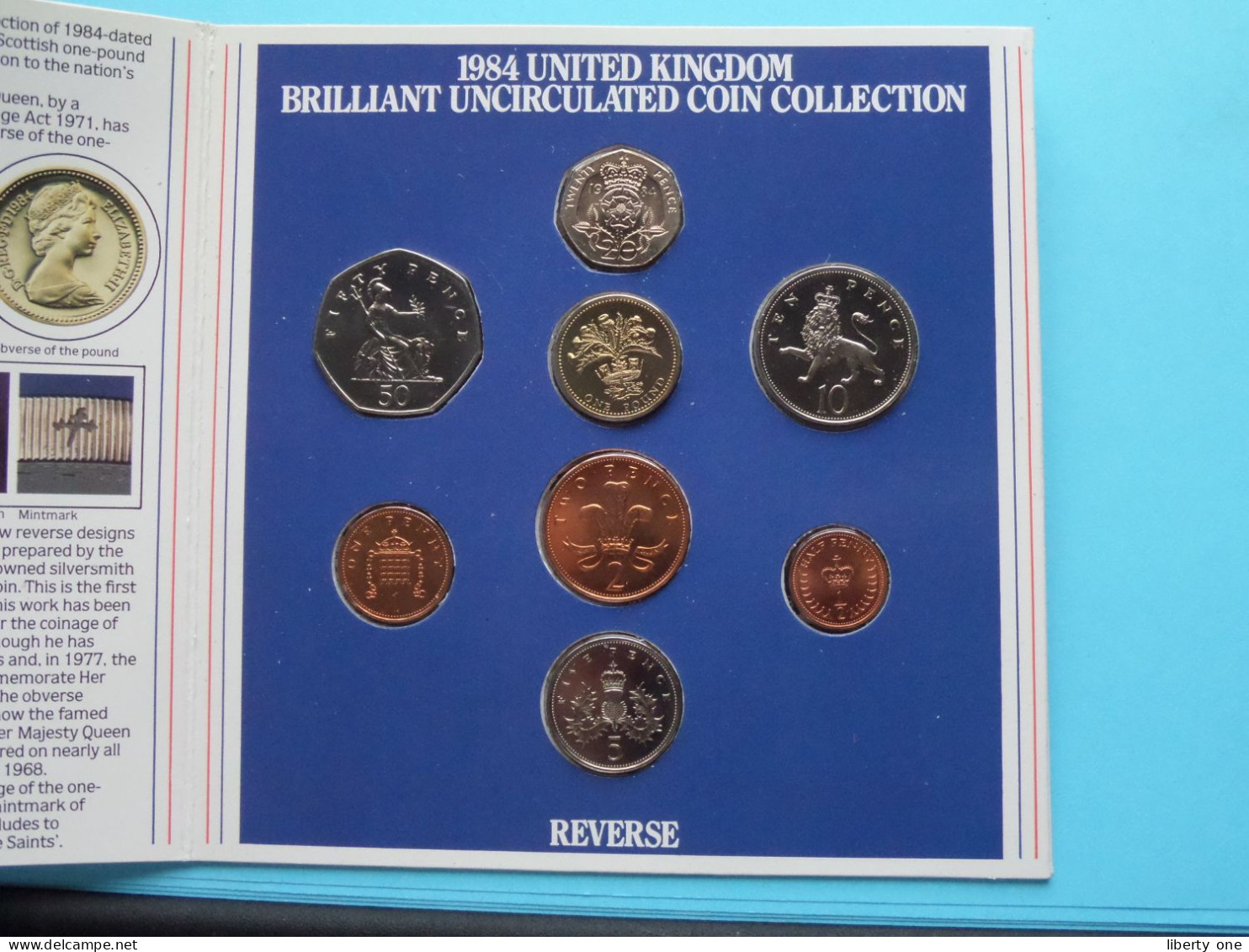 1984 United Kingdom Brillliant UNC Coin Collection > Royal Mint ( For Grade, Please See Photo ) FDC ! - Nieuwe Sets & Proefsets