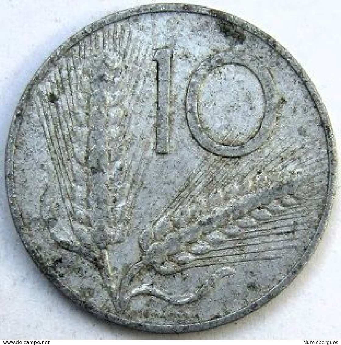 Pièce De Monnaie 10 Lires 1954 - 10 Lire