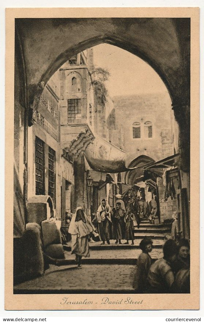 CPA - JERUSALEM (Israël) - Rue De David - Israël