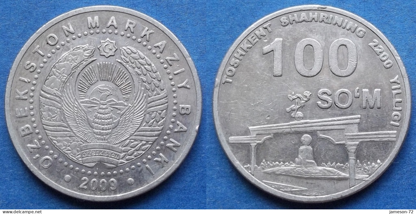 UZBEKISTAN - 100 So'm 2009 "Arch Of Independence" KM# 31 - Edelweiss Coins - Uzbekistan