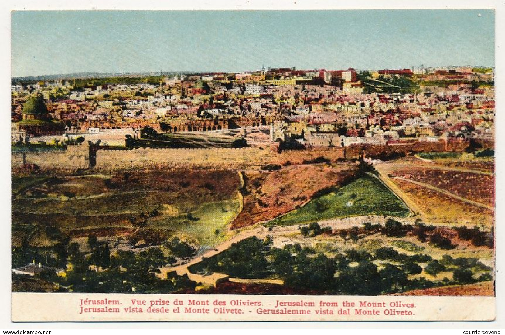 CPA - JERUSALEM (Israël) - Vue Prise Du Mont Des Oliviers - Israël