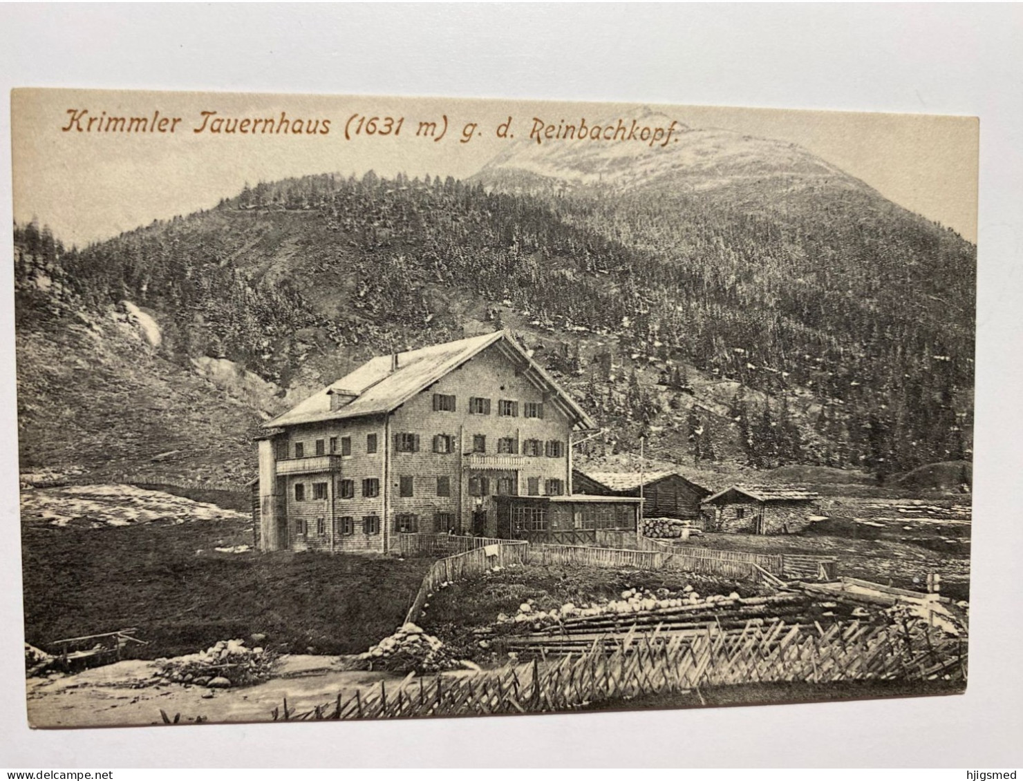 Austria Österreich Krimml Krimmler Tauernhaus Salzburg Reinbachkopf 16999 Post Card POSTCARD - Krimml