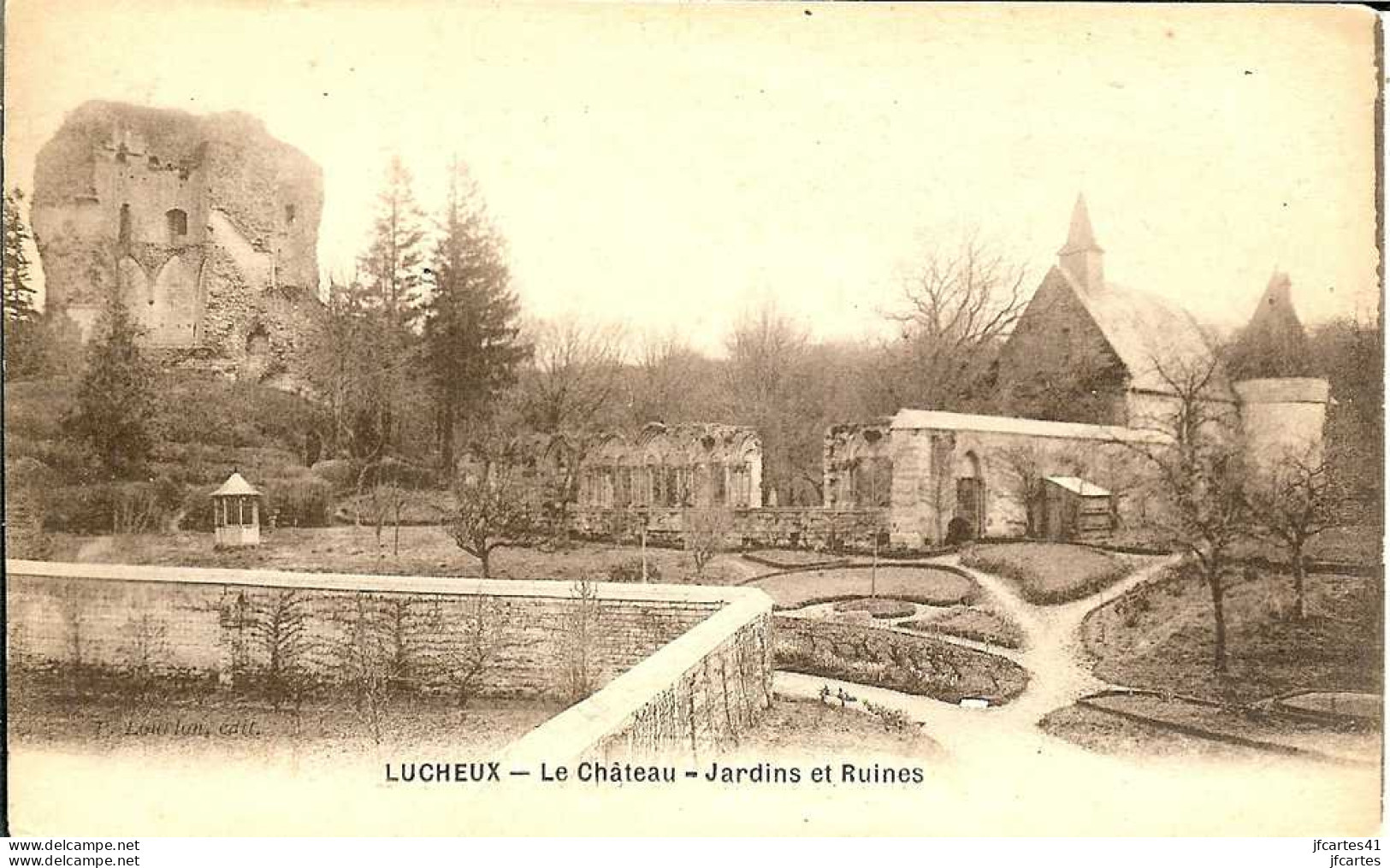 80 - LUCHEUX - Le Château - Jardins Et Ruines - Lucheux