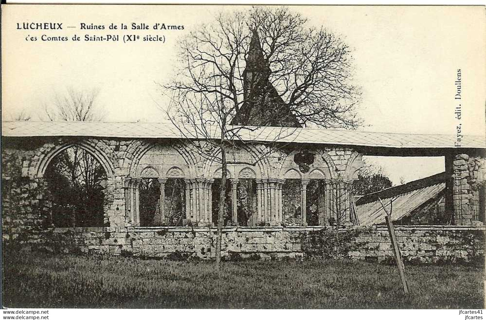 80 - LUCHEUX - Ruines De La Salle D' Armes - Lucheux