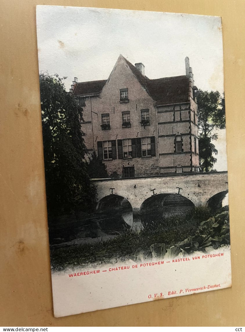 Waregem   Château De Poteghem   Kasteel Van Poteghem   Edit O.V.S. KLEUR - Waregem