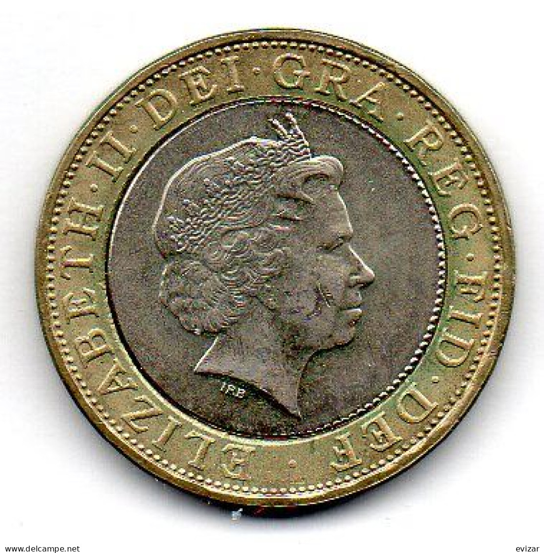 GREAT BRITAIN - 2 Pounds, Bimetallic, Year 1998, KM # 994 - 2 Pounds