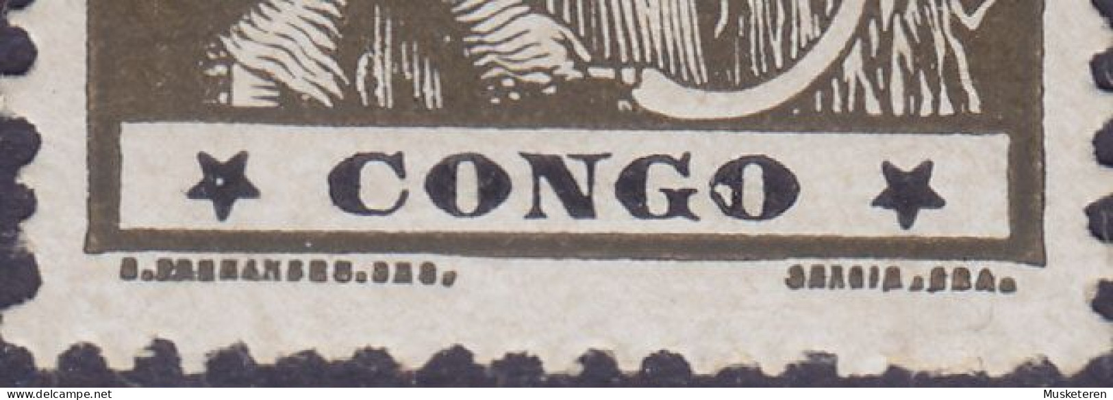 Portuguese Congo 1914 Mi. 99 X, 1/4c. Ceres, ERROR Variety 'Missing Colour In Last 'O' In CONGO', MH* - Congo Portoghese