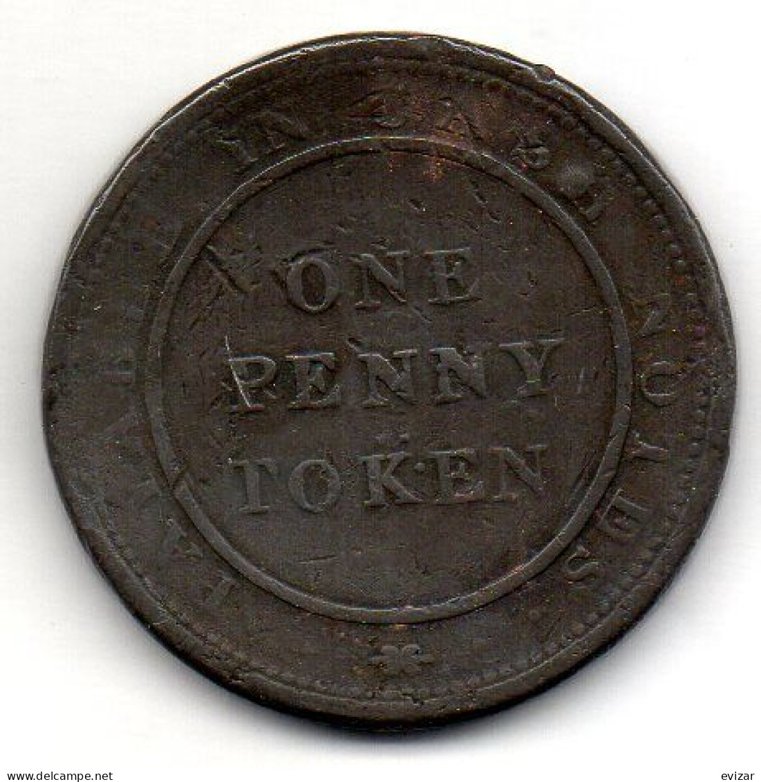 GREAT BRITAIN - BIRMINGHAM, 1 Penny Token, Copper, Year 1812 - C. 1 Penny