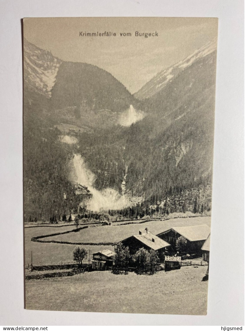 Austria Österreich Krimml Krimmlerfälie Vom Burgeck Haus Valley Salzburg 17016 Post Card POSTCARD - Krimml