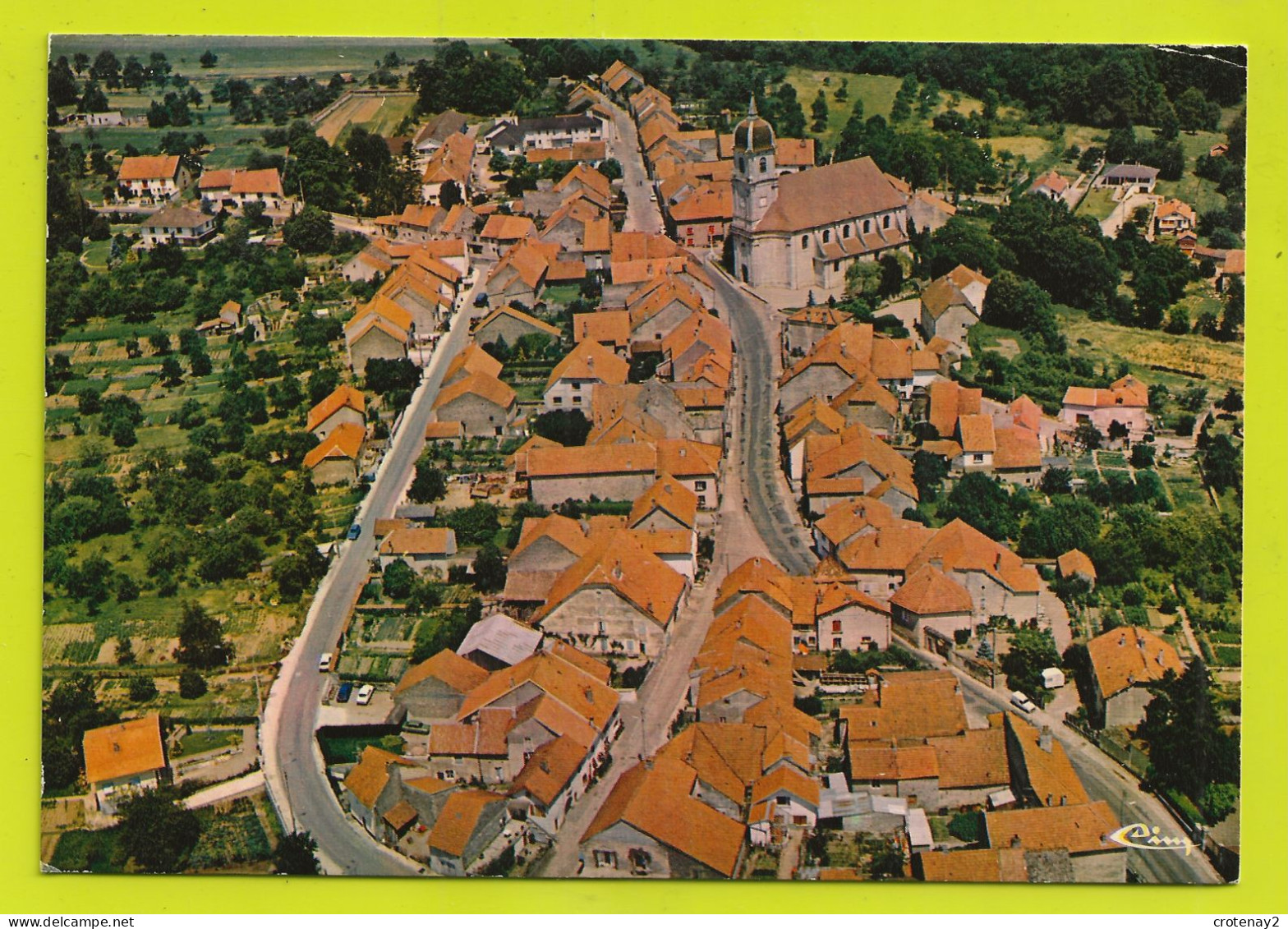 70 SCEY SUR SAÔNE Vue Aérienne VOIR DOS - Scey-sur-Saône-et-Saint-Albin